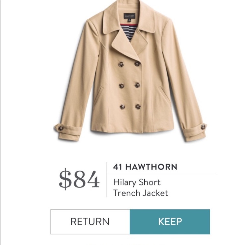 41 Hawthorn Short Trench Jacket